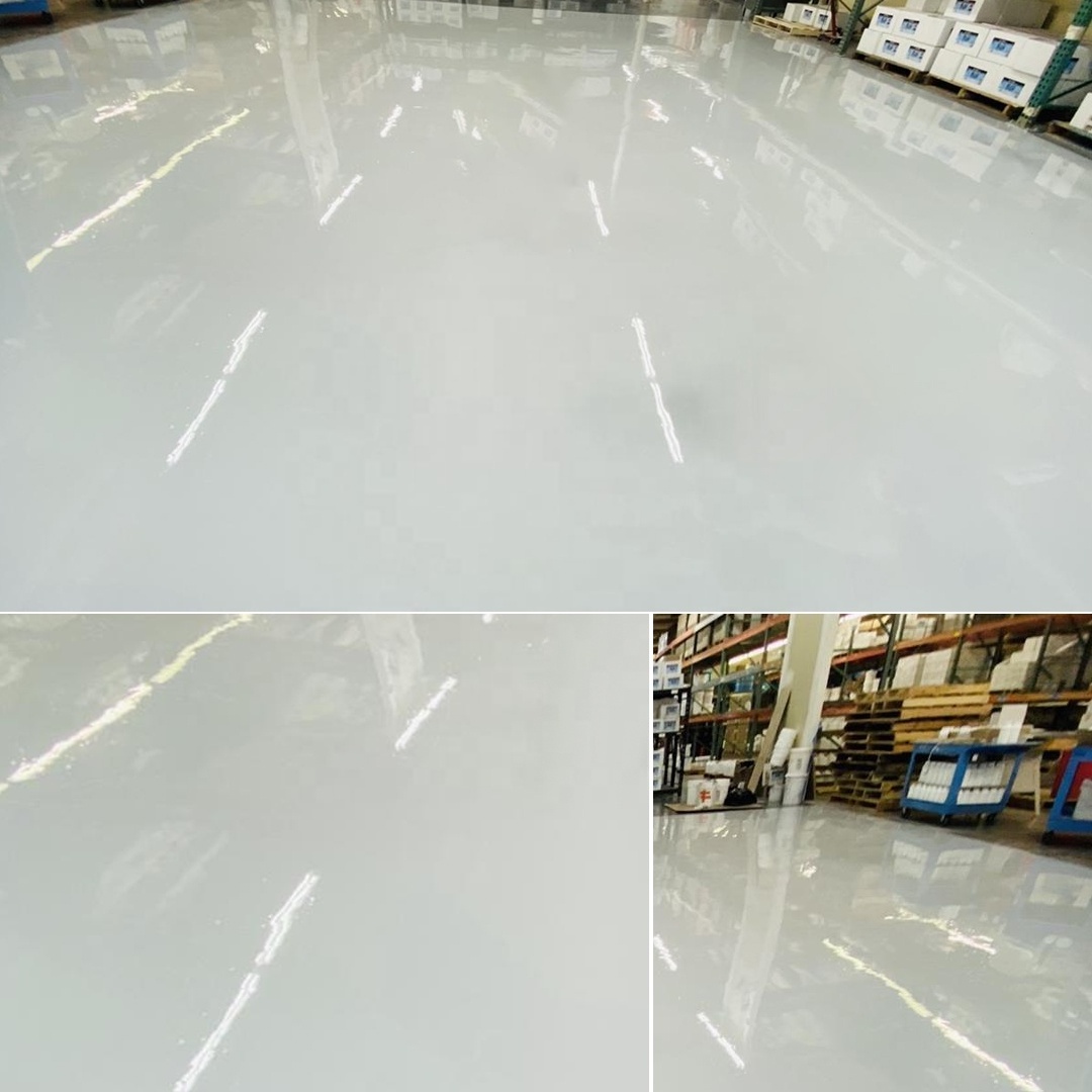 Marble Effect Floor Paint Epoxy Resin For Concrete Flooring, Metallic Epoxy Flooring Kit