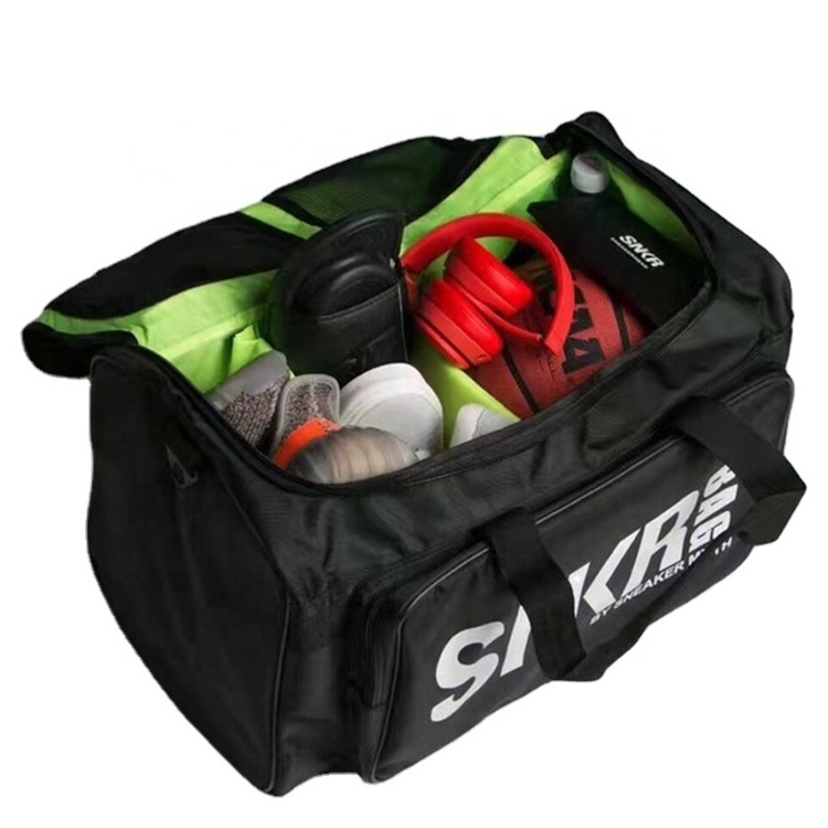 600D Polyester Sneakers Duffle Bag Shoes Storage Travel Bag Waterproof Training Gym Basketball Duffel Bag