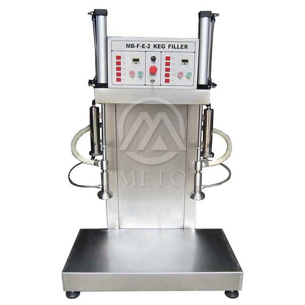 2 heads semi-auto beer keg filling & washing machine for brewery equipment with good price