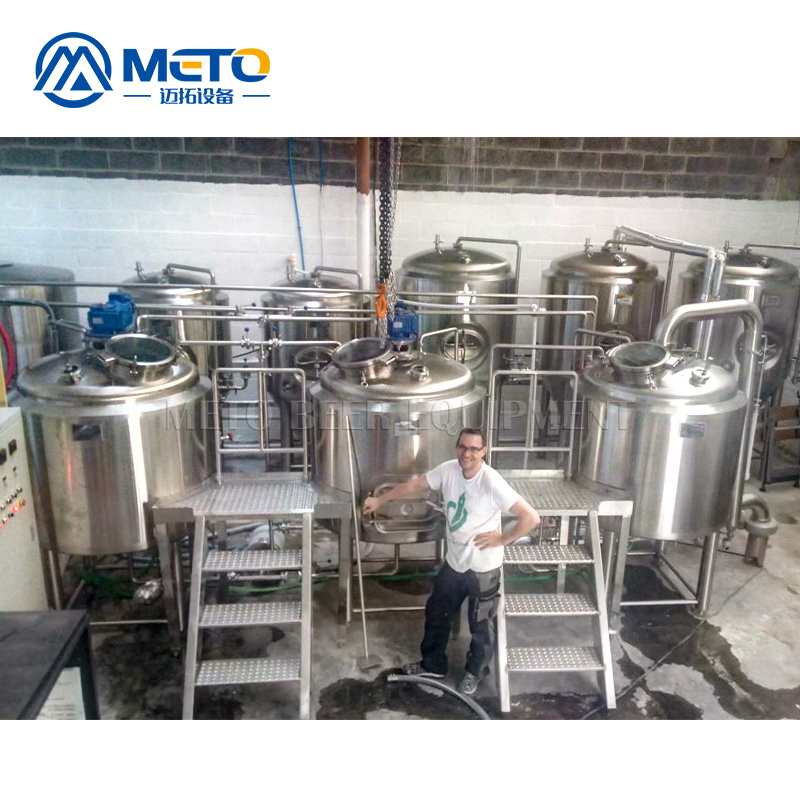 Stainless Steel 300L 500L 1000L 2000L Microbrewery Equipment Beer Brewing Equipment For Sale