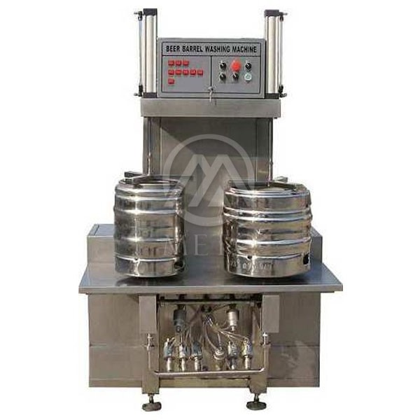 2 heads semi-auto beer keg filling & washing machine for brewery equipment with good price