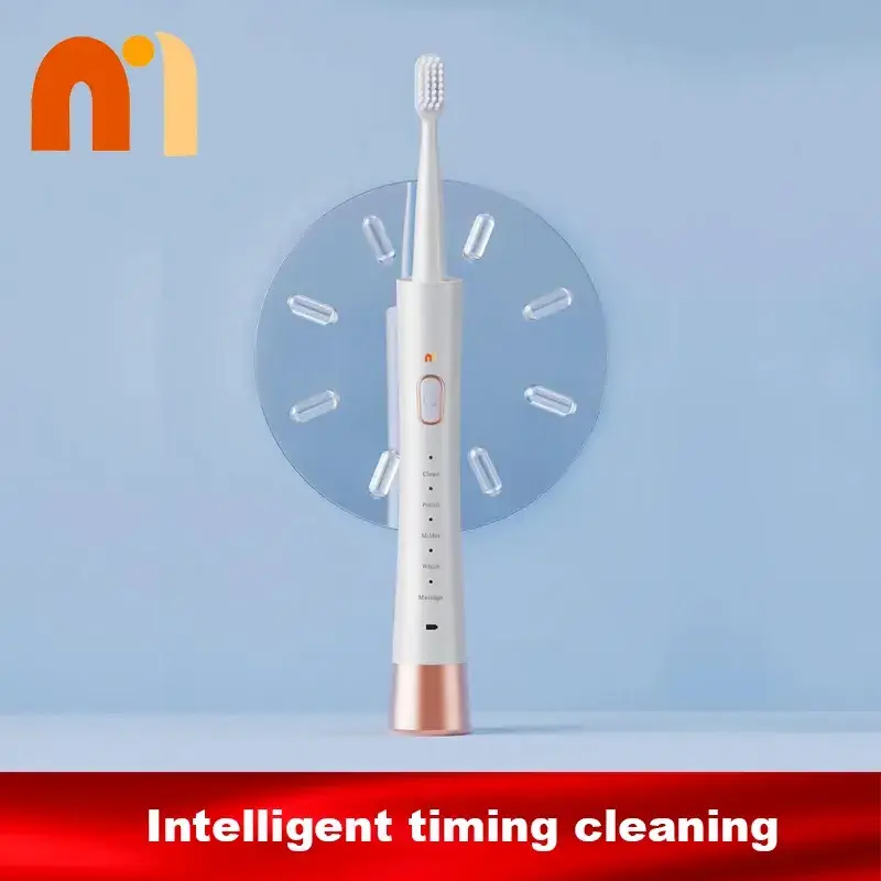 Slim Portable Electric Toothbrush Mini Gold Colour Elegent Design Electric Toothbrush for Adults