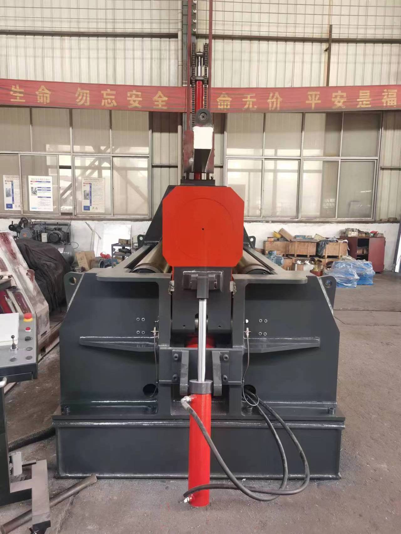 Rbqlty hydraulic roller rolling machine heavy duty mechanical automatic metal plate  4 roller rolling machine