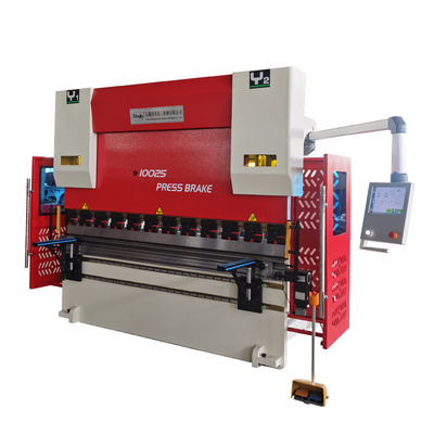 WC67K-100T2500 hydraulic cnc press brake for metal sheet bending and folding machine