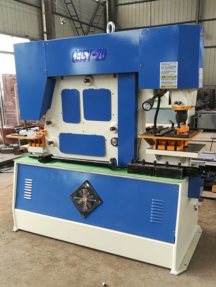 High Precisionq35y-25t Hydraulic Ironworker Machine 11 CE Hydraulic Press for Metal Carbon Steel 80 25 Mm 35 Mm Hole Punching