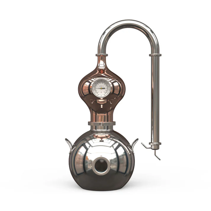 METO stainless steel small alcohol distiller copper distilling equipment  8L 15L Home distillation still pot