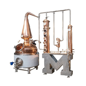 Meto 300L 500L Factory Sale Various Widely Used Gin Destillery Moonshine Copper Distiller Micro Distillery Equipment