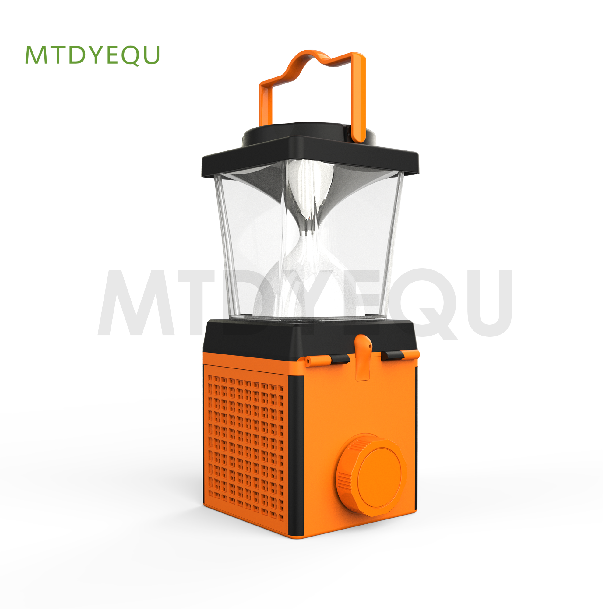 Camping Lantern LED portable camping light, green Energy Salt Water lamp Collapsible handle for Emergency Use or Campsites