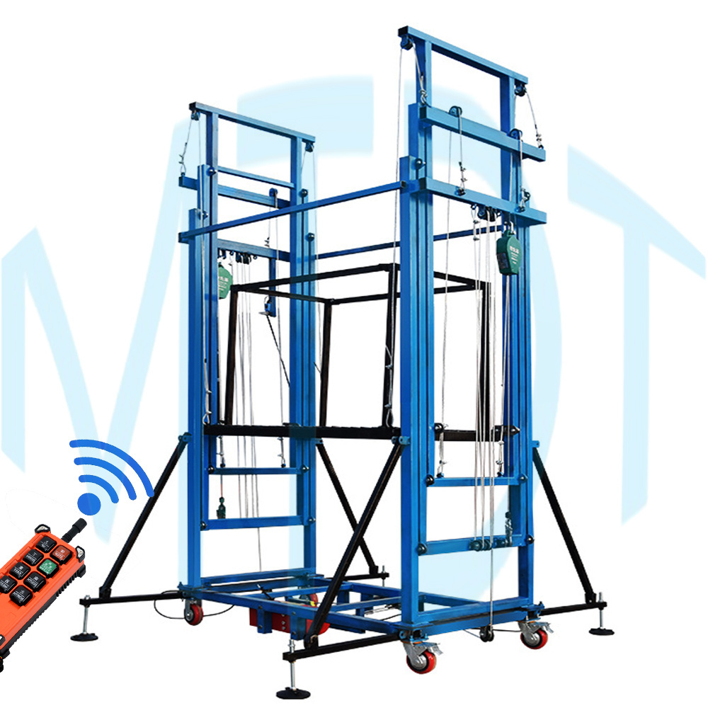 6m 8m 10m Mobile Hydraulic Scissor Lift Small Mobile One Man Scissor Lift/Electric Scaffolding