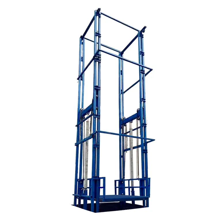 Best price indoor small full caged enclosed hydraulic cargo lift elevator