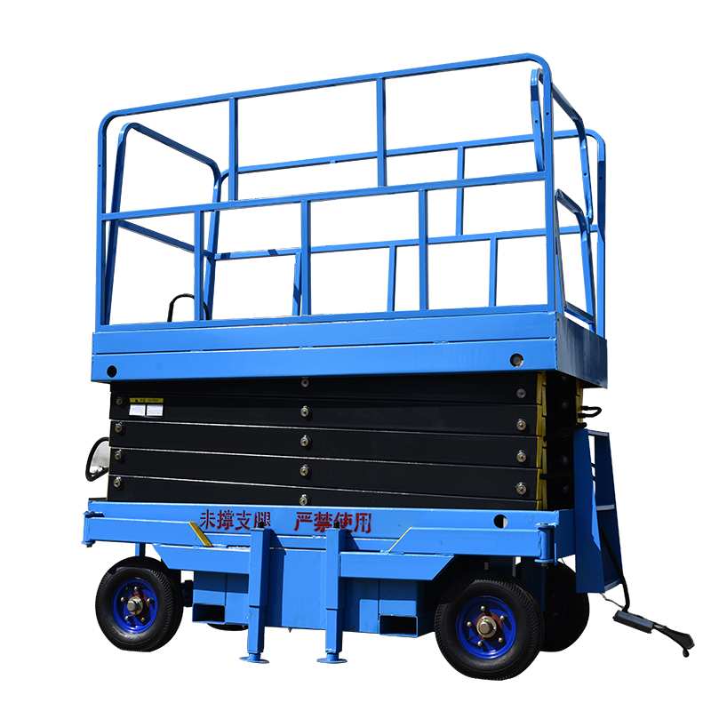 10M 15M 20M Safety Manufacturer Self-propelled Mobile Hydraulic Scissor Lift Cargo Lifting Platform with Outriggers