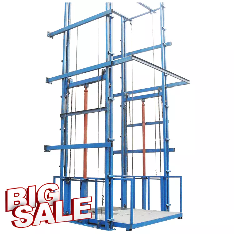 Hydraulic Enclosed/Exposed Freight Elevator Aerial Vertical Loading Platform for Warehouse