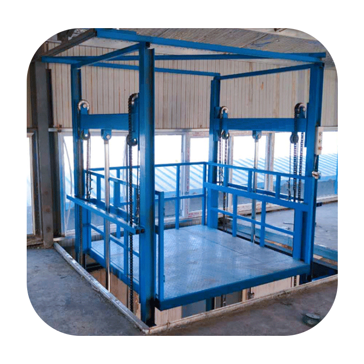 Hydraulic Enclosed/Exposed Freight Elevator Aerial Vertical Loading Platform for Warehouse