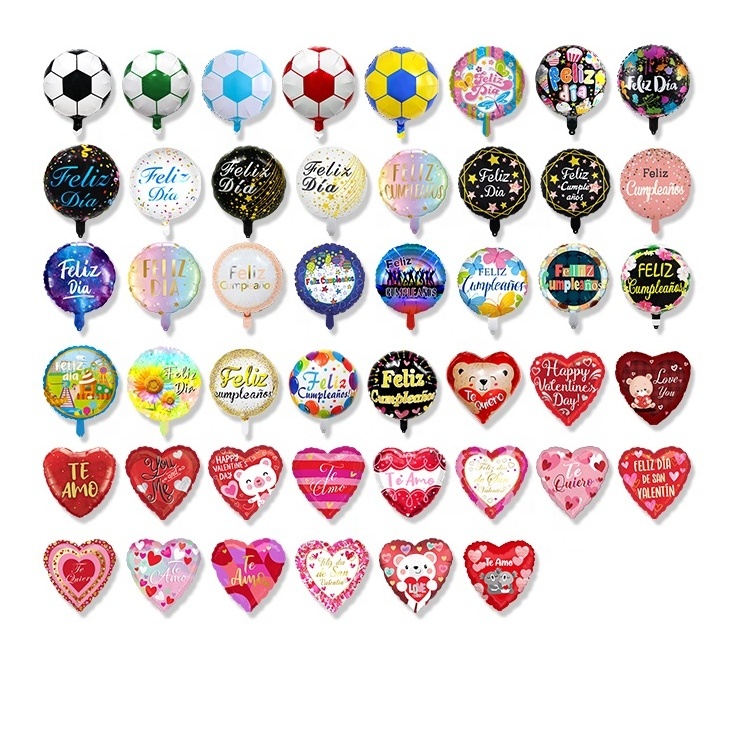 2023 Wholesale Special Shapes Aluminum Film Mylar Ballons Globos Helium Cartoon Characters Foil Balloons