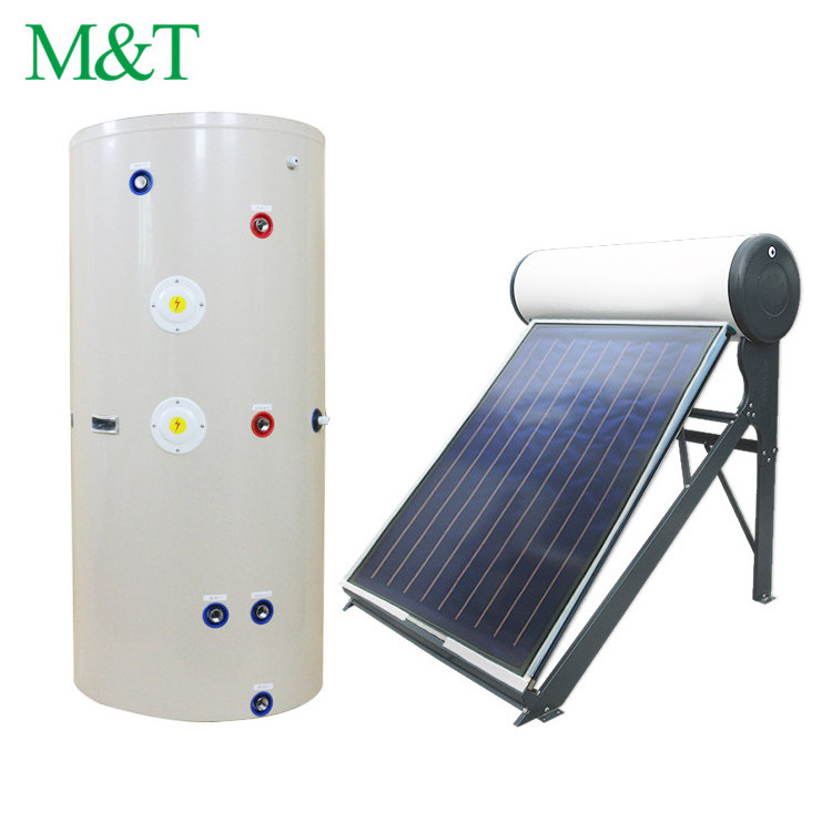 Flat-Plate commercial concentrated diy  solar power water heater kit italy