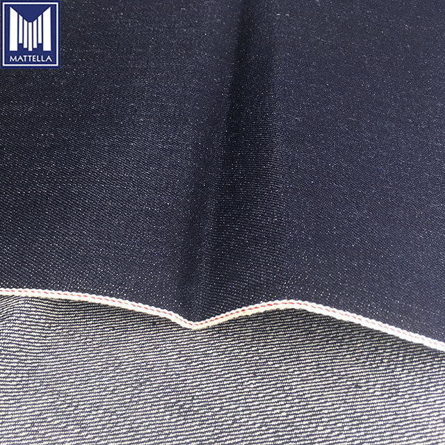 662802E wholesale rolls of 100% organic long staple cotton warp slub heavy 17oz selvedge denim fabric for man jeans jackets