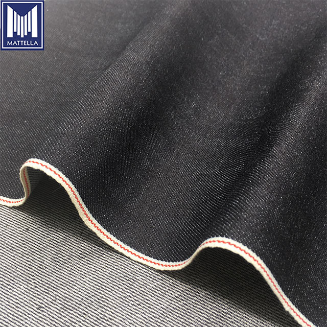 12oz 98 cotton 2 elastane spandex japanese organic cotton stretch selvedge denim fabric for jeans