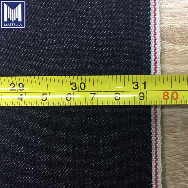 12oz 98 cotton 2 elastane spandex japanese organic cotton stretch selvedge denim fabric for jeans