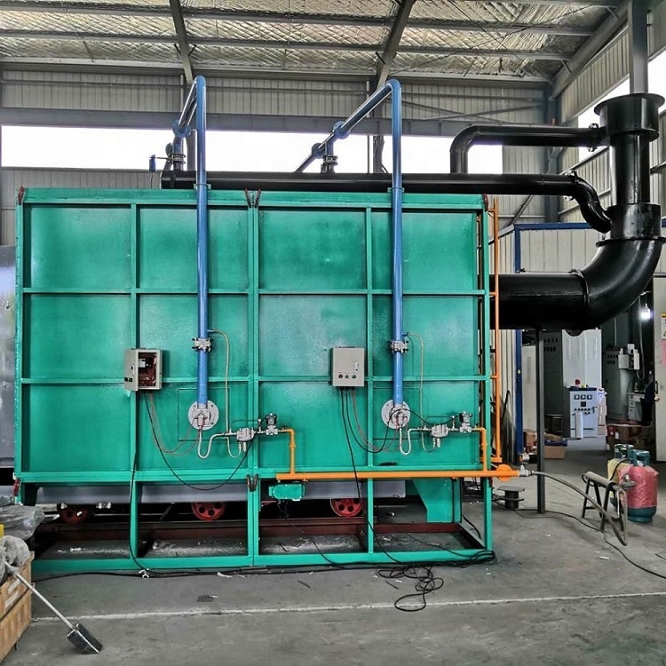 China Large nature gas bogie hearth furnace bogie hearth stress relieving furnace nature gas annealing furnace for sale