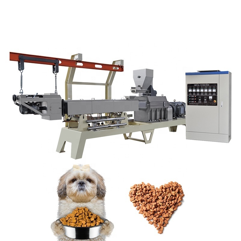 Dry wet pet food pellet processing making extruder machine dog food machine price dry cat food making machine