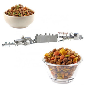 100-500 kg/h  automatic Pet Food Making Machine Dog Food processing line