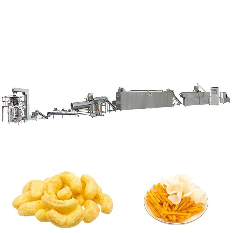 rice puff machine puff corn cheese puffs making machine produce in china