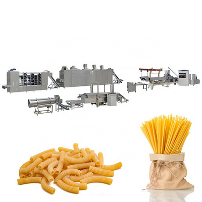 Automatic Italian Pasta Spaghetti Making Machine Commercial Industrial Long Cut Pasta Spaghetti Production Line