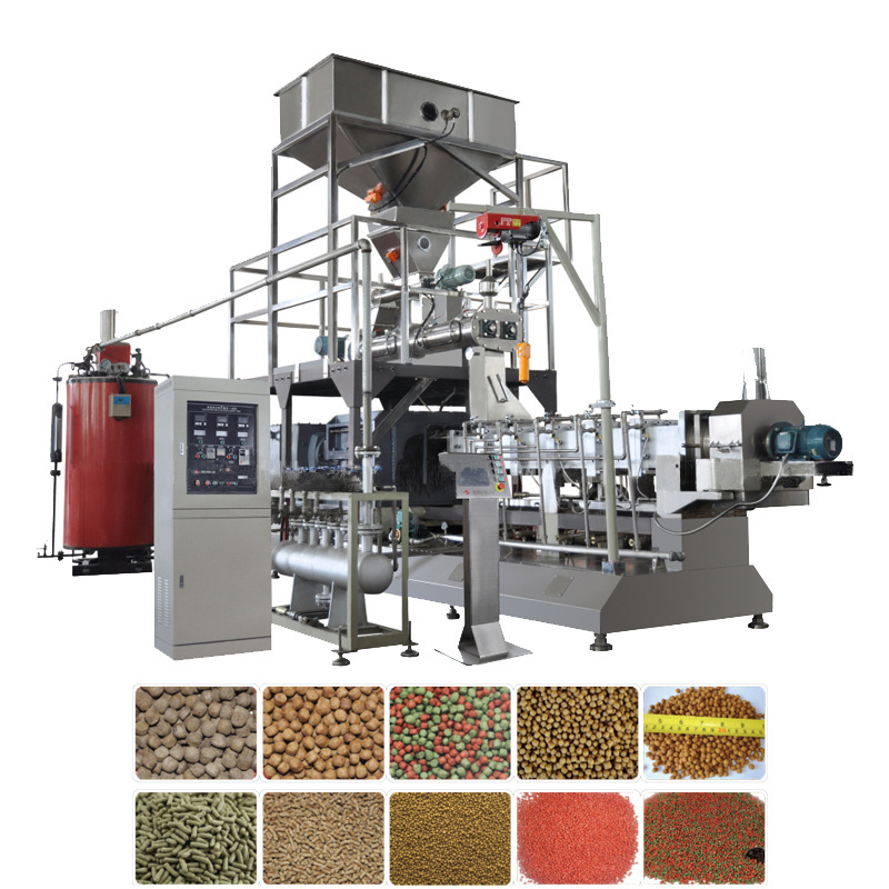 Floating Fish Feed Making Machine Aquatic Feed Processing Sinking Fish Feed Manufacturing Equipment