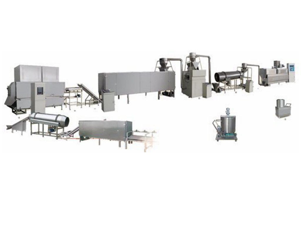 Breakfast Cereals Corn Flakes Making Machine Extruder Stainless Steel Corn Flake Making Machine