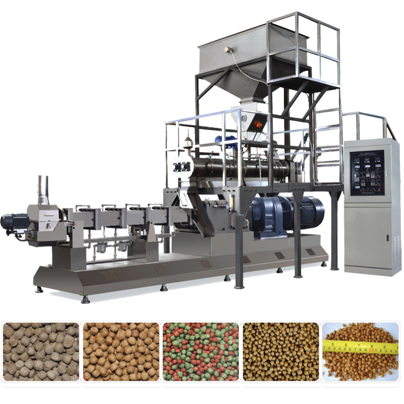 Floating Fish Feed Making Machine Aquatic Feed Processing Sinking Fish Feed Manufacturing Equipment