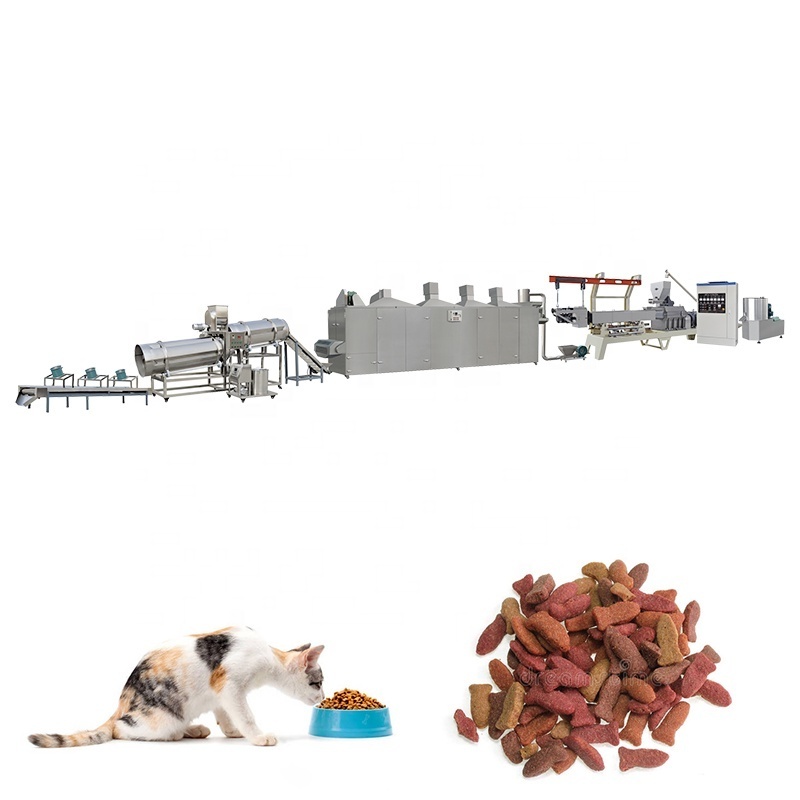 Dry wet pet food pellet processing making extruder machine dog food machine price dry cat food making machine