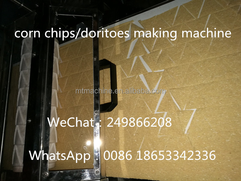 Dorito chips making equipment Tortilla corn chips processing line chips extruding machinery