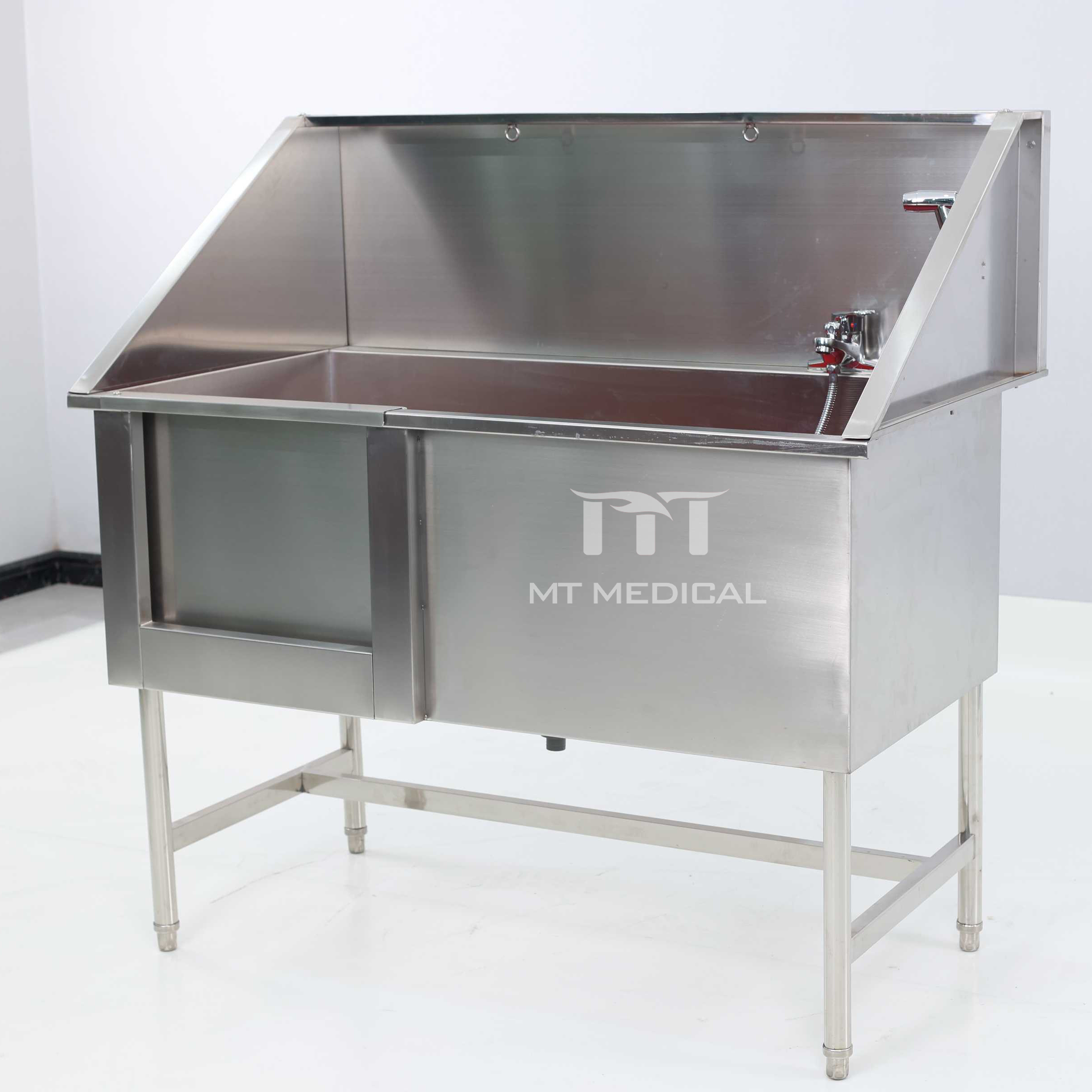 MT Medical Stainless Steel Pet Bath Dog Grooming Bath Tub Products