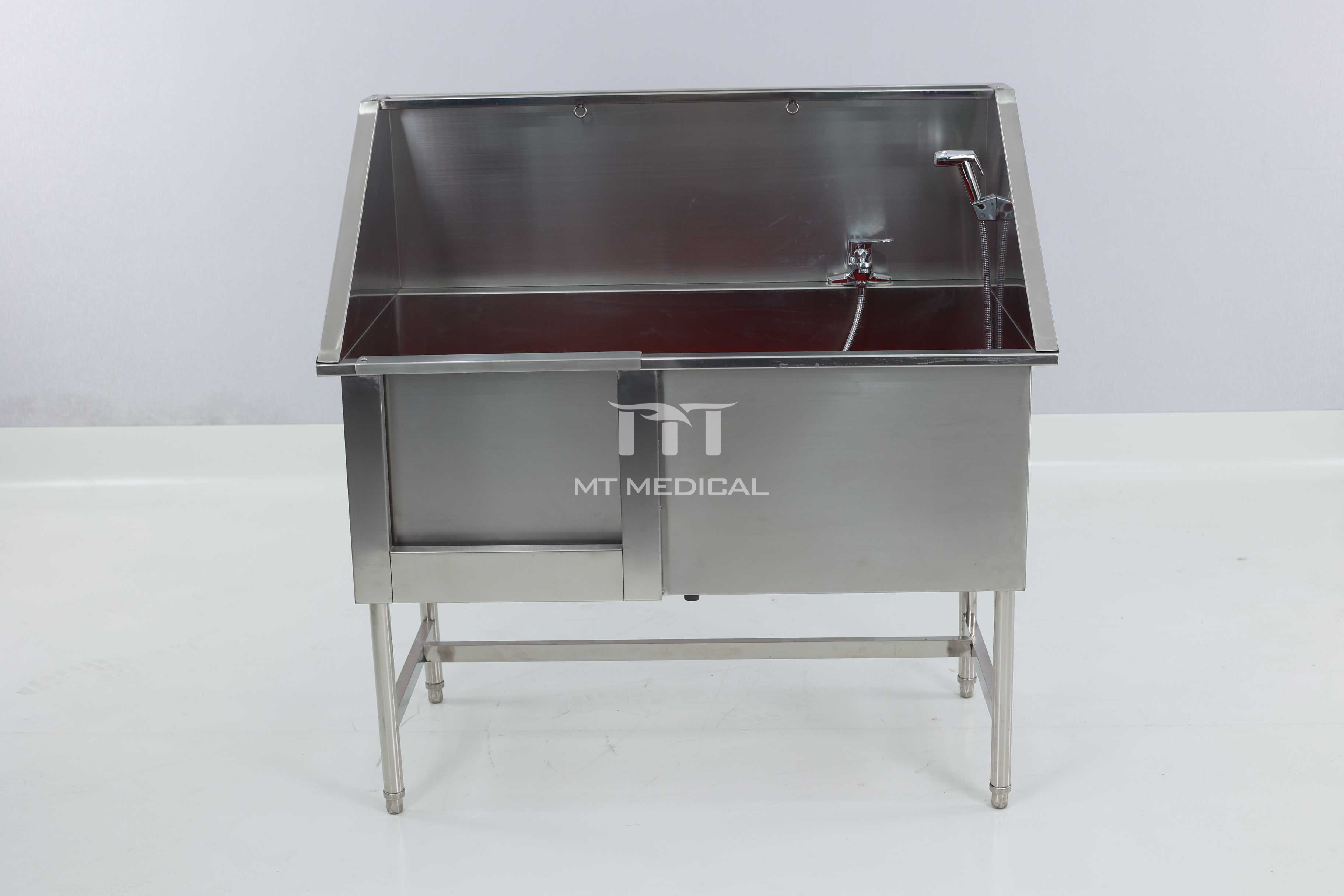 MT Medical Stainless Steel Pet Bath Dog Grooming Bath Tub Products