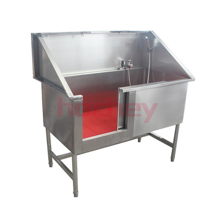 MT Medical Stainless Steel Pet Bath Dog Grooming Bath Tub Products