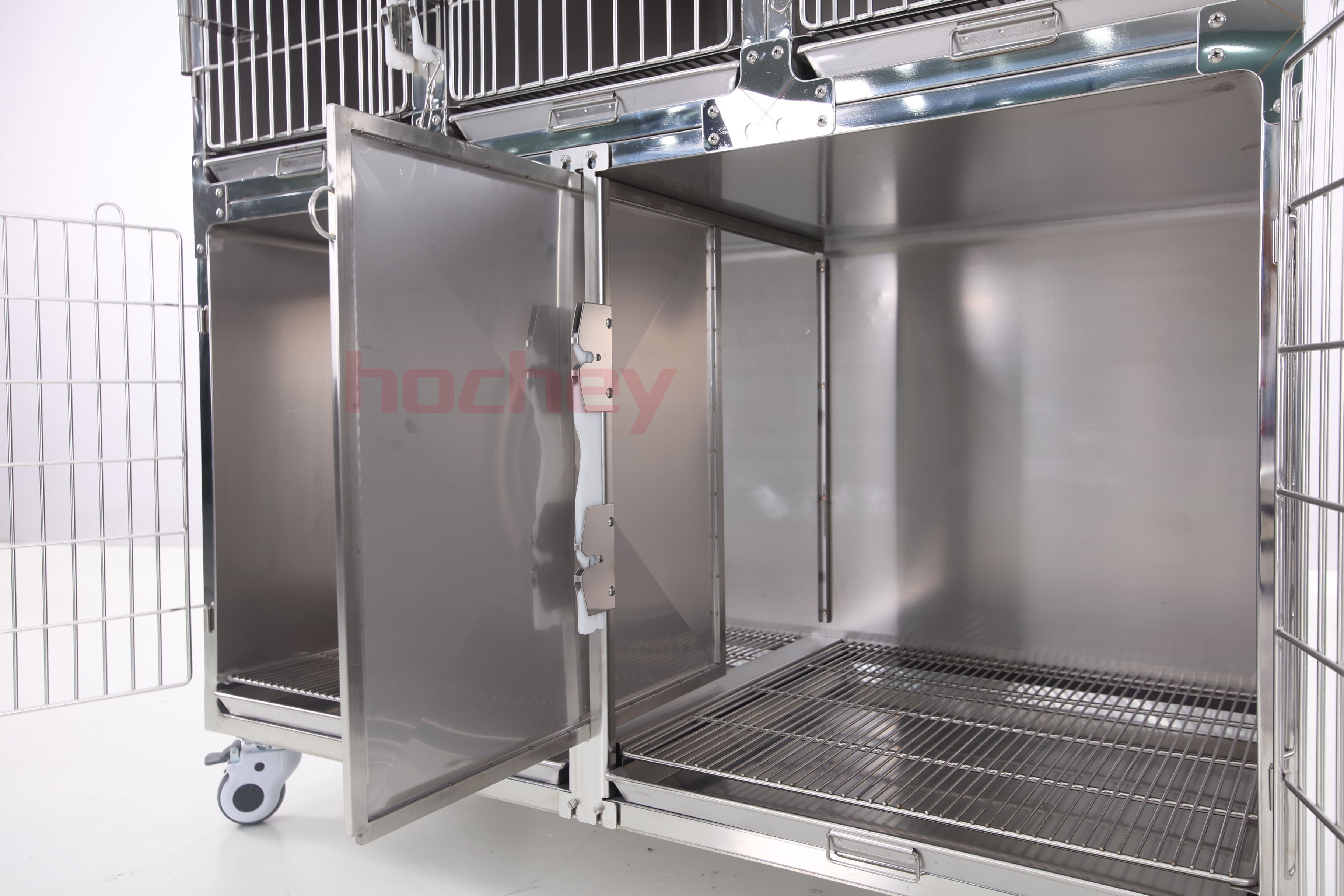 MT Medical Luxury Stainless Steel Veterinary Animal Cage Cat Dog Kennel Cage Modular Vet Pet Cages for Pet Shop