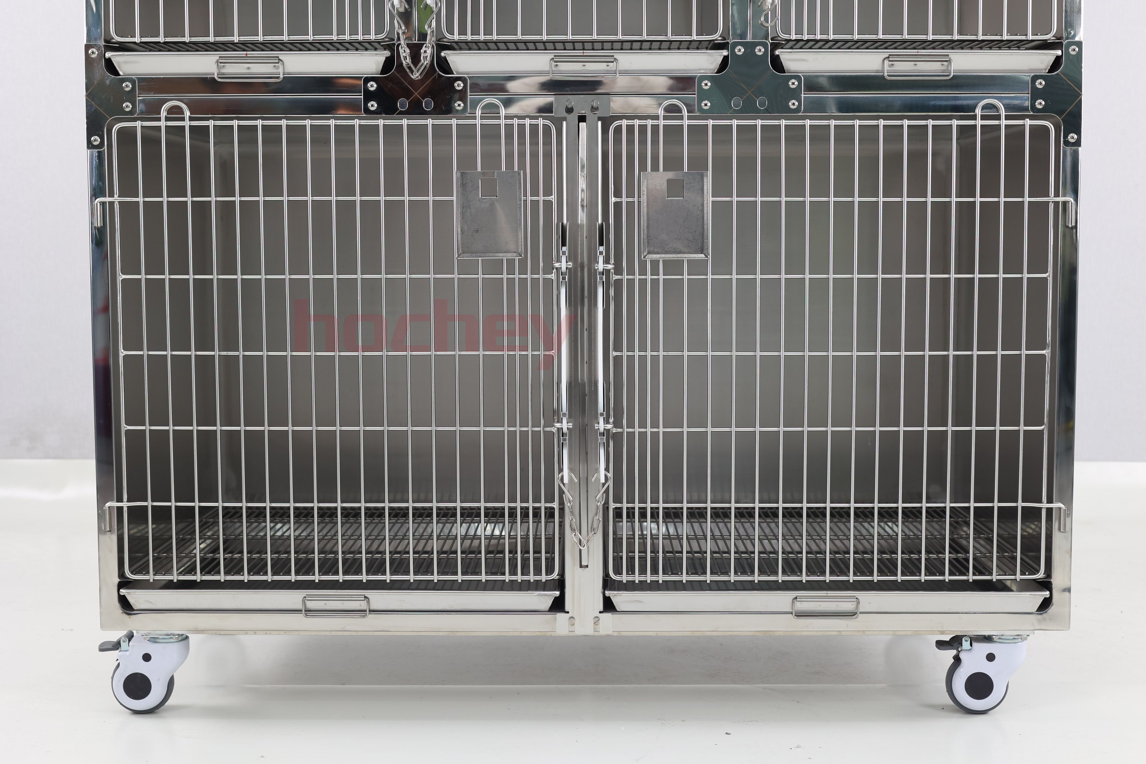 MT Medical Luxury Stainless Steel Veterinary Animal Cage Cat Dog Kennel Cage Modular Vet Pet Cages for Pet Shop