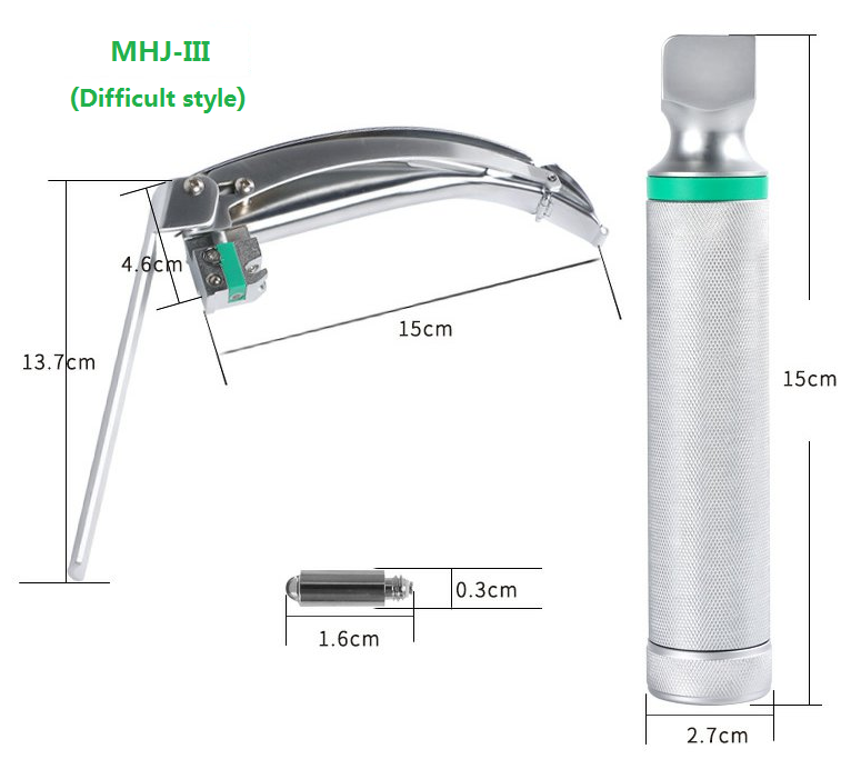 Newest Flexible Fiber Optic Anesthesia Laryngoscope Set Price On Sale