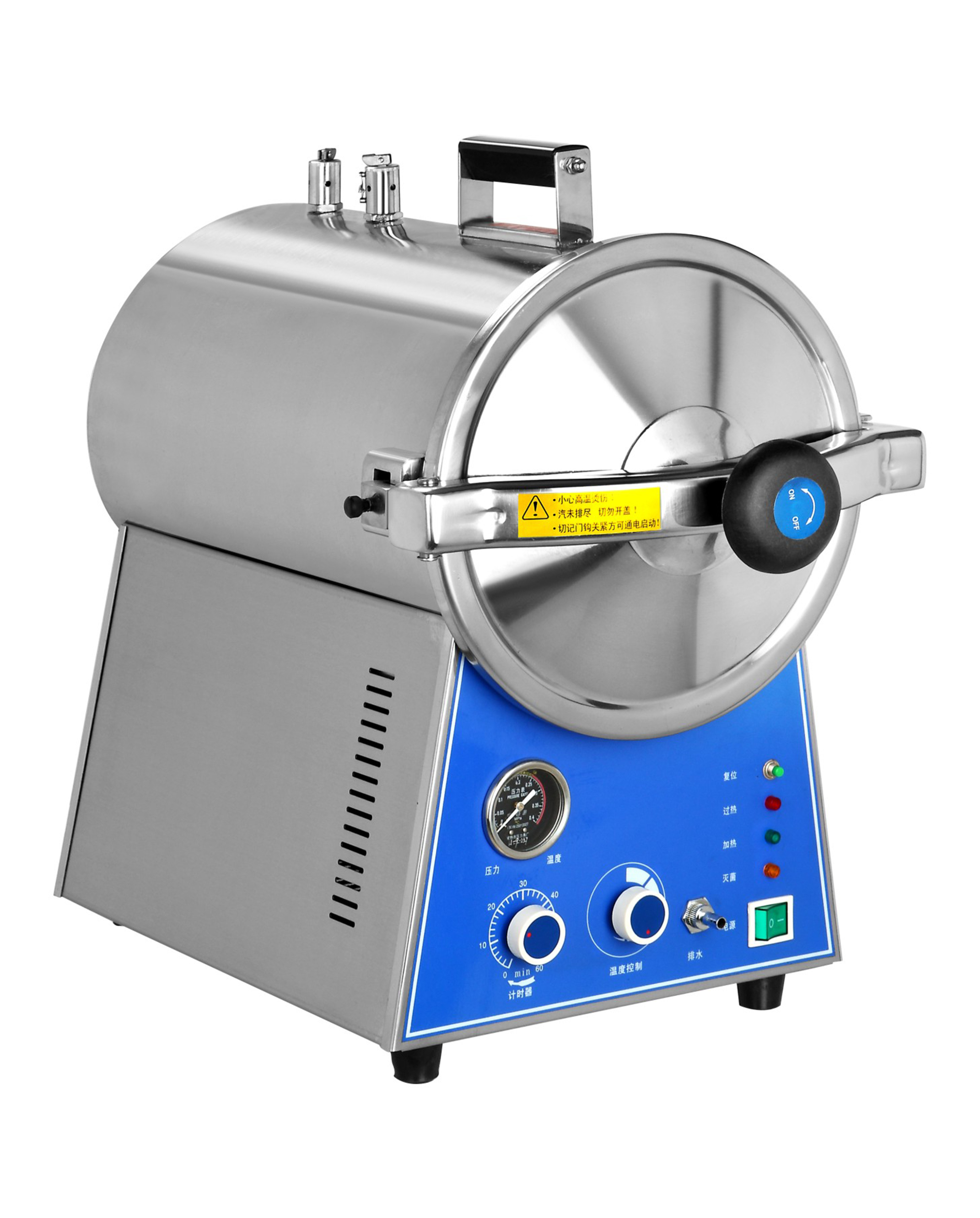 MT-MEDICAL Small Autoclave Portable Pressure Steam Sterilizer 18L Pressure Steam Sterilizer Electric Automatically Autoclave