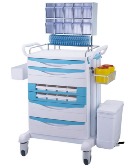 MT MEDICAL Used Mobile Adjustable Rolling Hospital Grade Laptop Carts On Wheels For Medical Offices