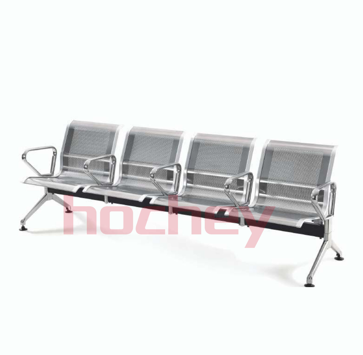 MT MEDICAL Metal Airport Public Seating Waiting Room Chair 5-seater Waiting Chair Waiting Area Stainless Steel 5 Years