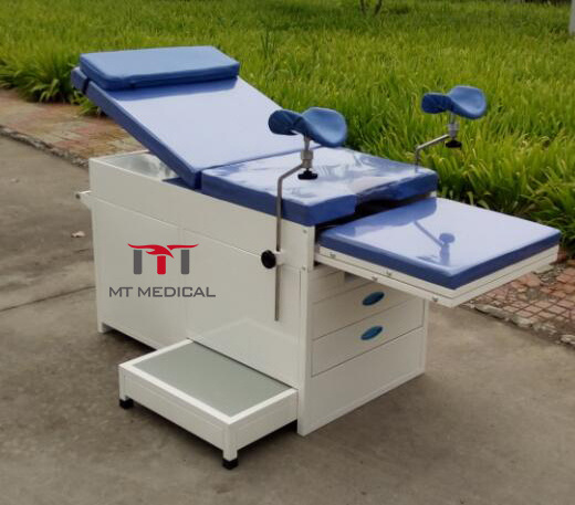 MT Medical ET-1exam table Adjustable Hospital Patient Examination delivery bed with drawers gyno exam table