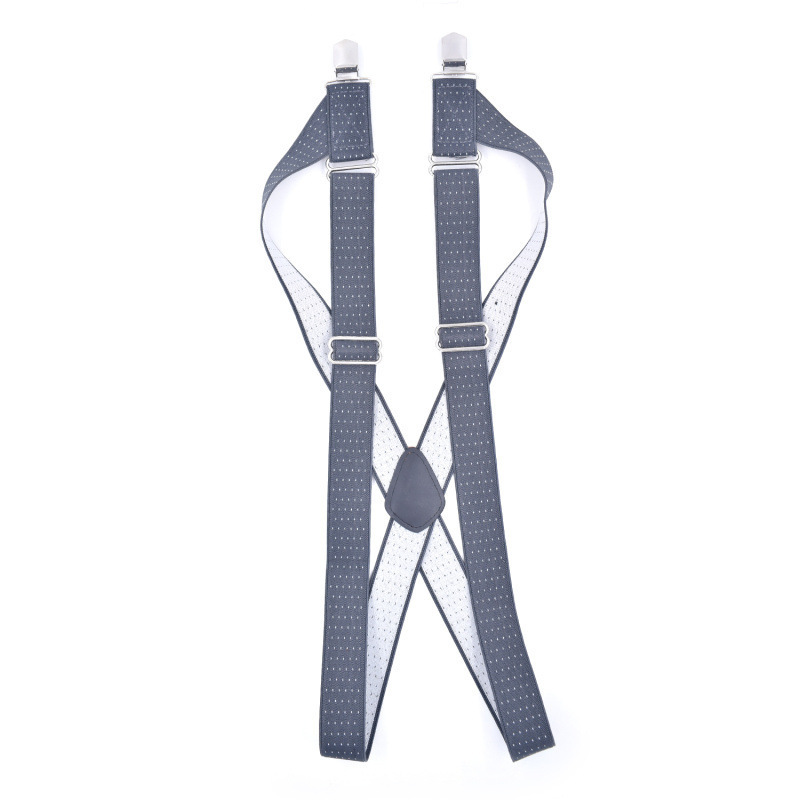 3.5X125cm Men's Suspender X-shaped Stretch Wide Braces Work Suspenders Hook Buckle 2 Clips Straps Male Jockstrap