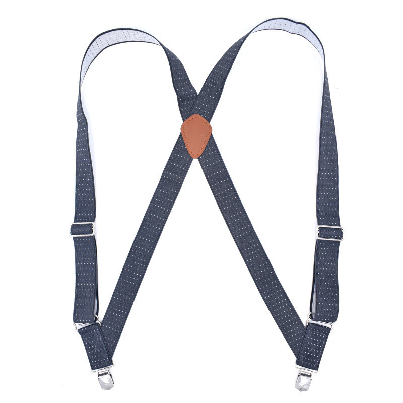 3.5X125cm Men's Suspender X-shaped Stretch Wide Braces Work Suspenders Hook Buckle 2 Clips Straps Male Jockstrap