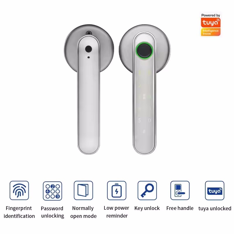 Mtoph popular Wholesale Price Cerradura Inteligente Digital Lock WIFI Tuya APP Password Fingerprint Keyless Smart Locks