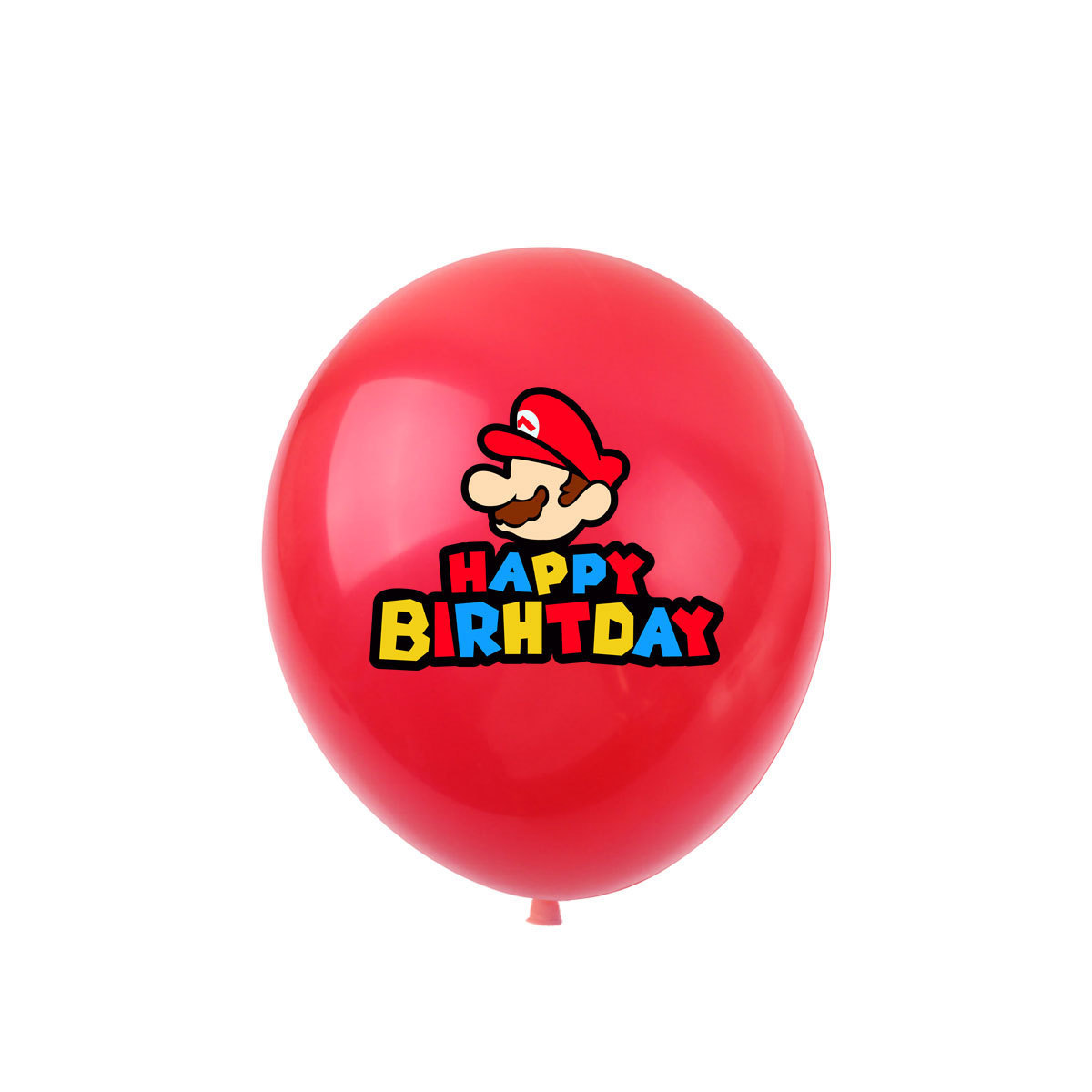 Mario theme party decorations children's birthday balloon set latex wholesaler helium in bulk suppliers qualatex balloons