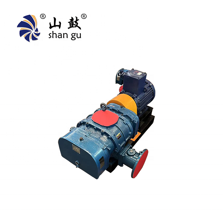 Low noise SHANGU Roots Blower RSR-50 Large capacity air supply small roots air blower Customized electr aeration blower