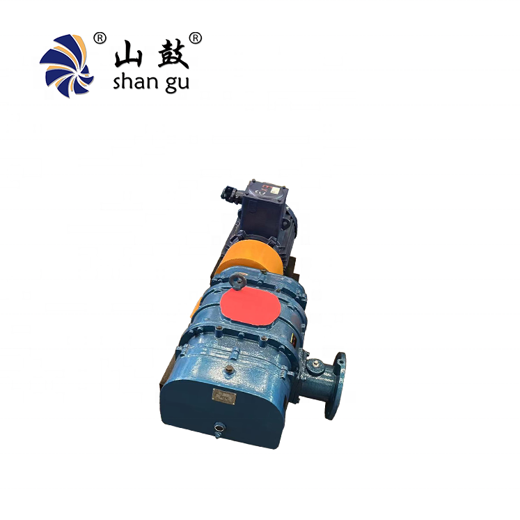 Low noise SHANGU Roots Blower RSR-50 Large capacity air supply small roots air blower Customized electr aeration blower