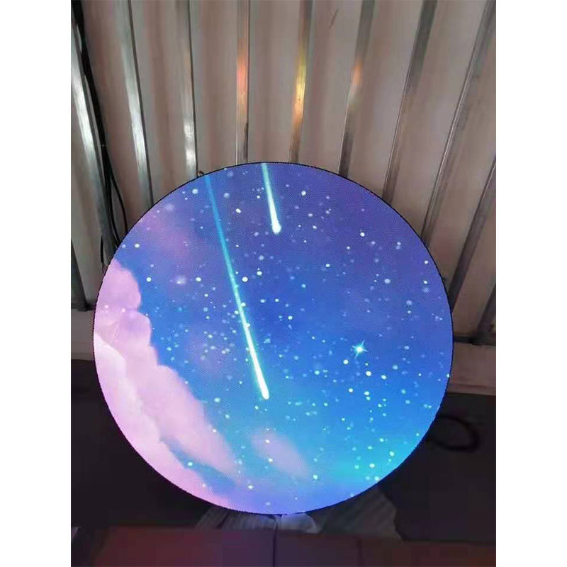 Outdoor Full Color HD Circle Advertising Video Logo Media Player Digital Signage SDK Circular Round Screen led display panels