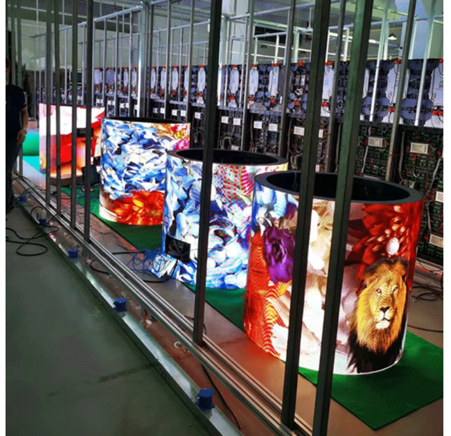 rollable led display outdoor advertising screen remotely control roll up led screen flexible-led-screen